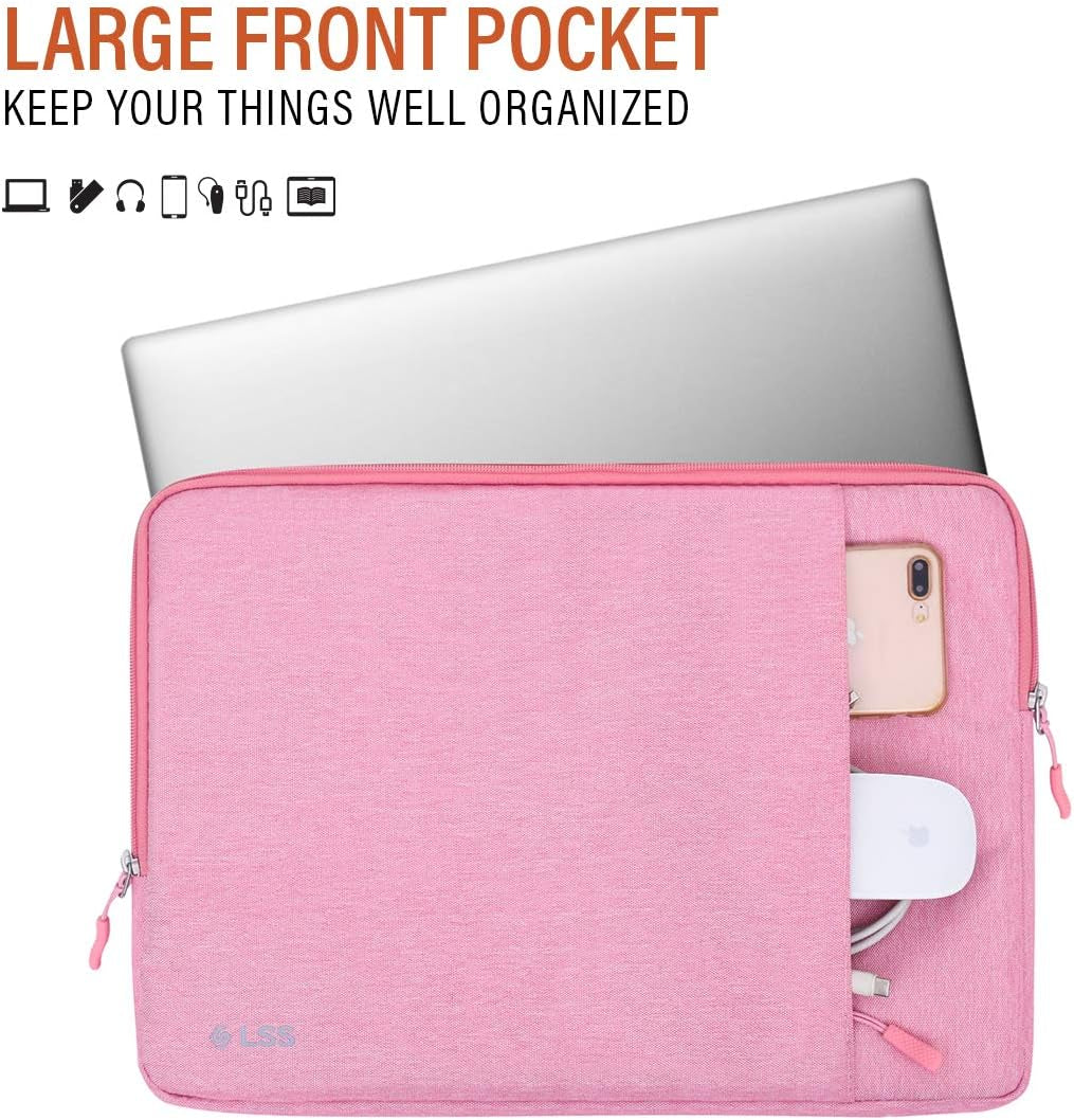 LSS Protective Laptop Sleeve for Men/Women - Stylish & Durable Sleeve Bag for 14"-15.6" Laptops - Cool Laptop Sleeve - Compatible with Macbook, Microsoft, Lenovo, HP, Dell, & More