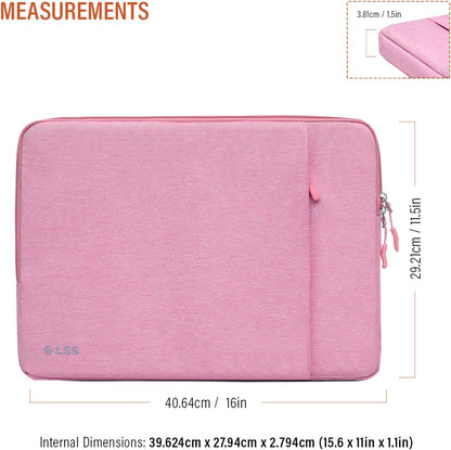 LSS Protective Laptop Sleeve for Men/Women - Stylish & Durable Sleeve Bag for 14"-15.6" Laptops - Cool Laptop Sleeve - Compatible with Macbook, Microsoft, Lenovo, HP, Dell, & More